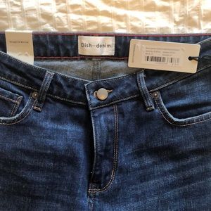 Dish-denim ladies jeans